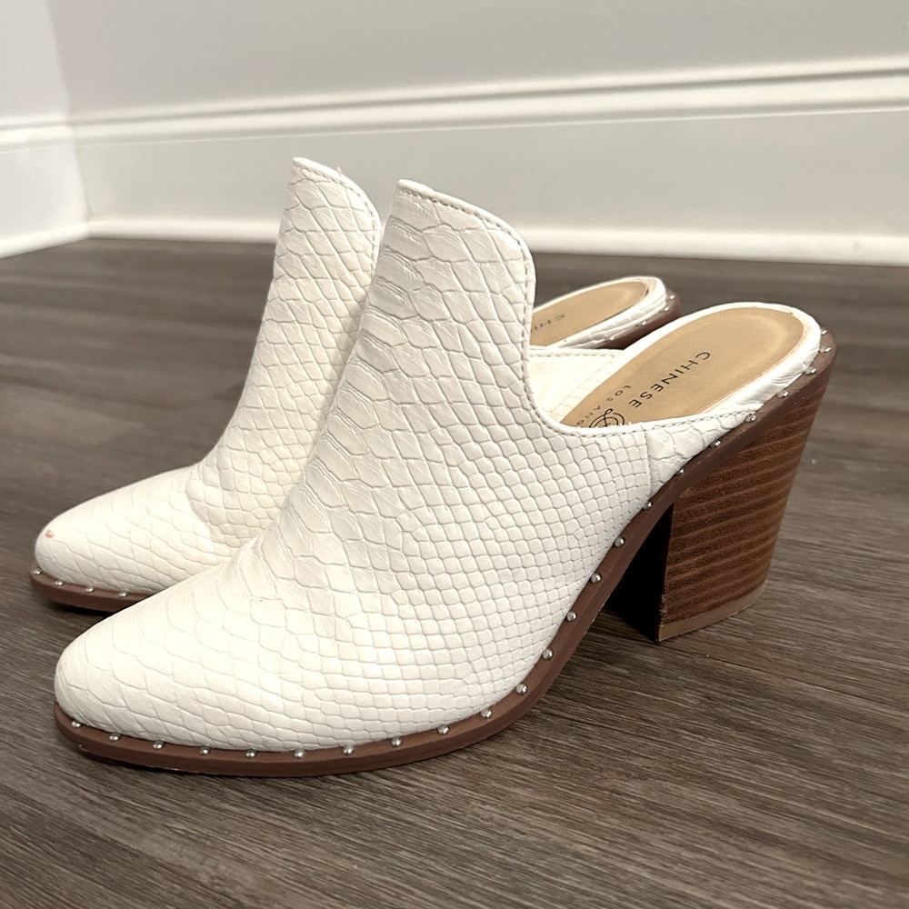 White Heeled Boots